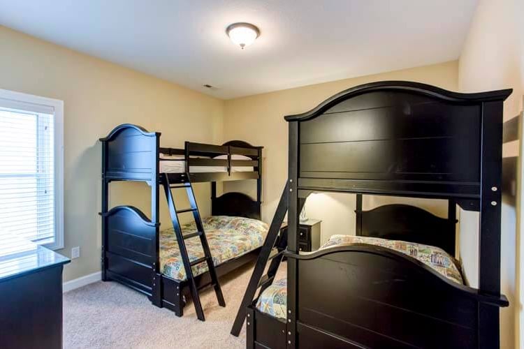 Ground Floor Pyramid Bunks with Private Bath