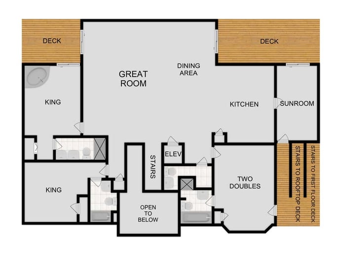 Map of Second Floor