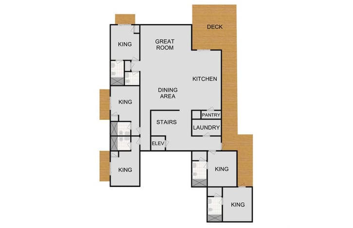 Map of Second Floor