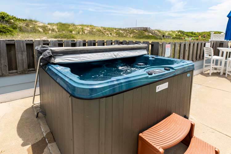 Poolside Hot Tub