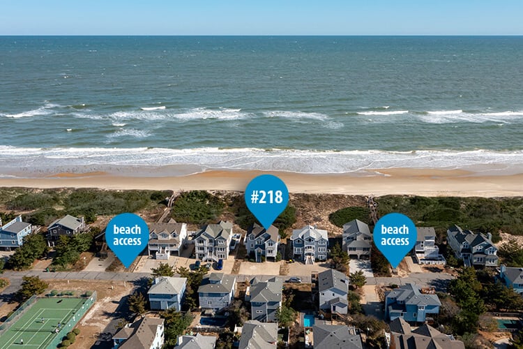 Located Between Two Beach Accesses