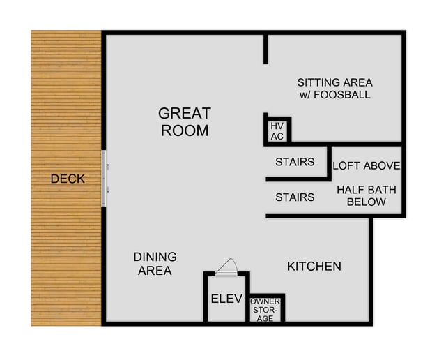 Map of Second Floor