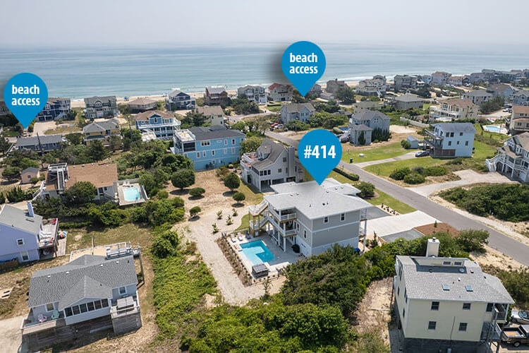 Beach Accesses Right Around the Corner