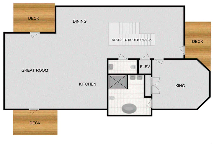Map of Second Floor