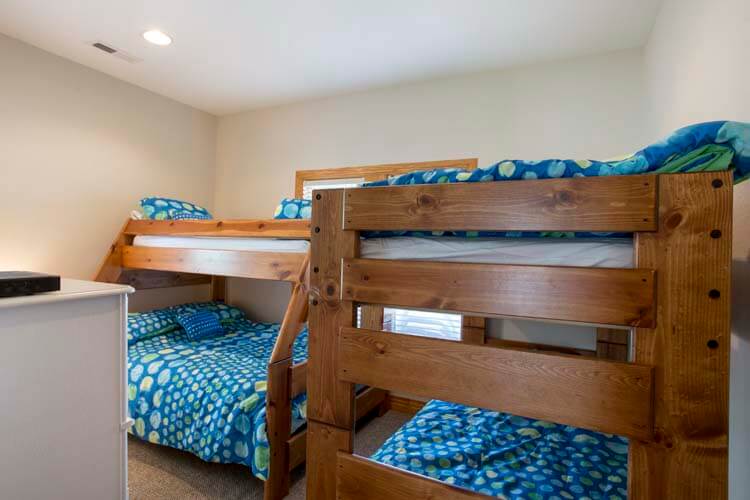 Ground Floor Pyramid and Twin Bunk Bedroom