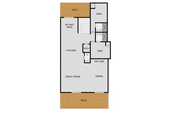 Map of Second Floor