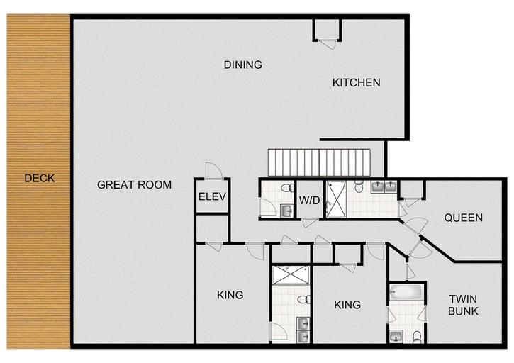 Map of Second Floor
