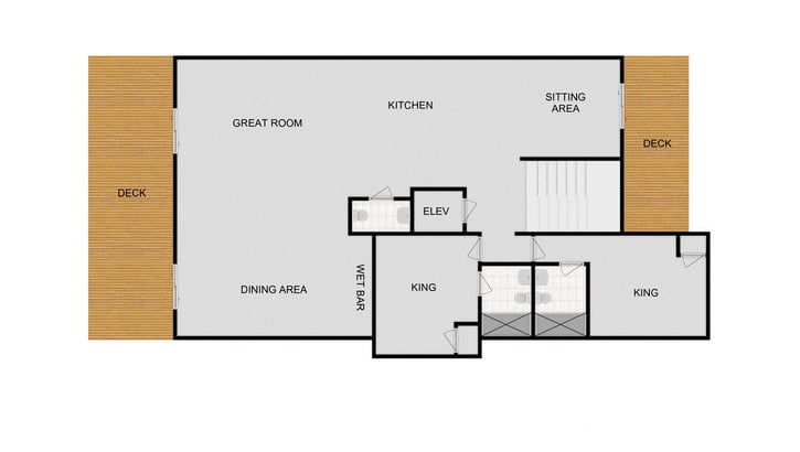 Map of Second Floor