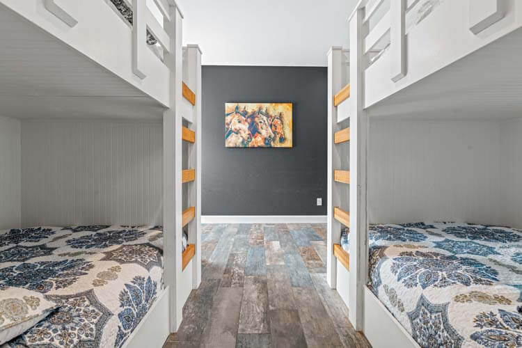 1st Floor Two Double Bunks with Private Bath (10)