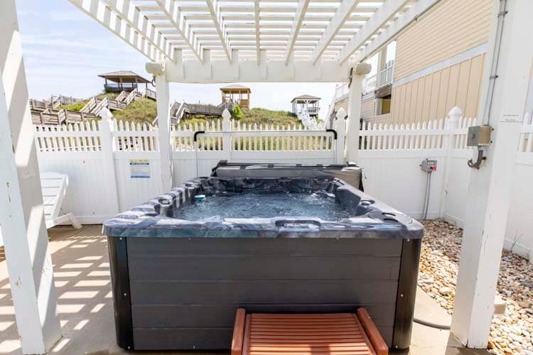 Poolside Hot Tub