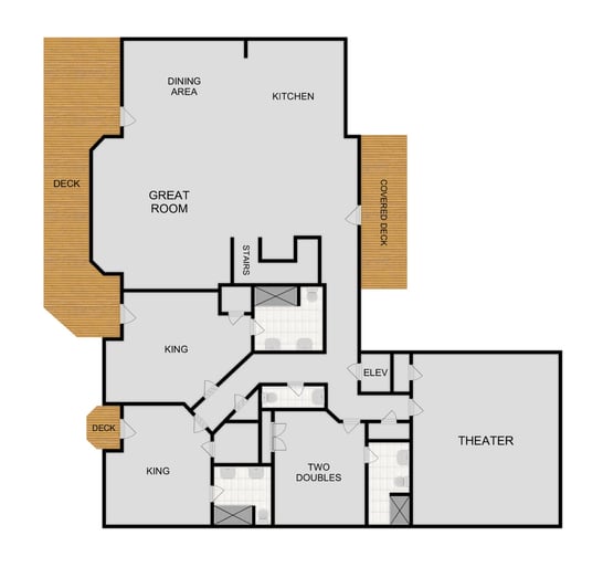Map of Second Floor