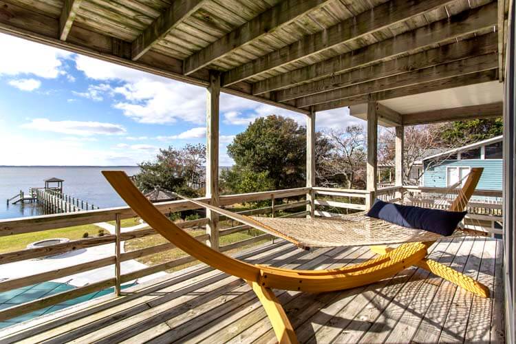1st Floor Deck with Hammock