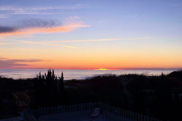 Sunrise View from 2nd Floor Deck