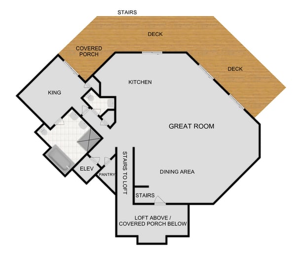 Map of Second Floor