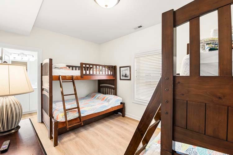 Ground Floor Pyramid Bunks with Private Bath