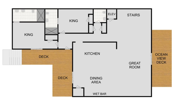 Map of Second Floor