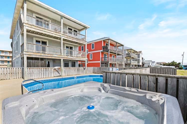 Poolside Hot Tub