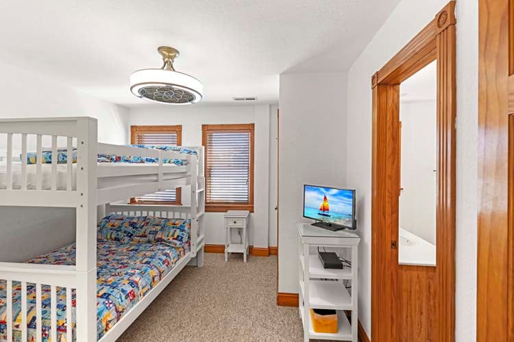 Ground Floor Double Bunk with Shared Bath