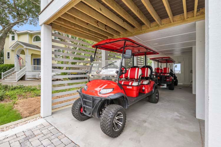 Golf Carts Available For Guest Use