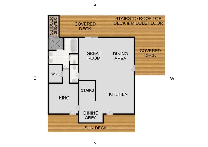 Map of Second Floor