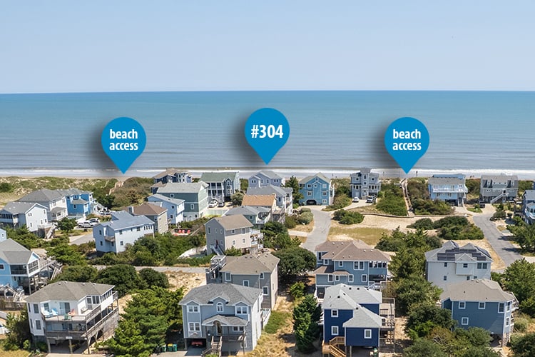 Located Between Two Beach Accesses