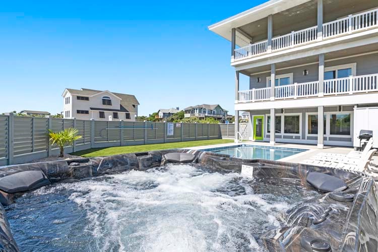 Poolside Hot Tub