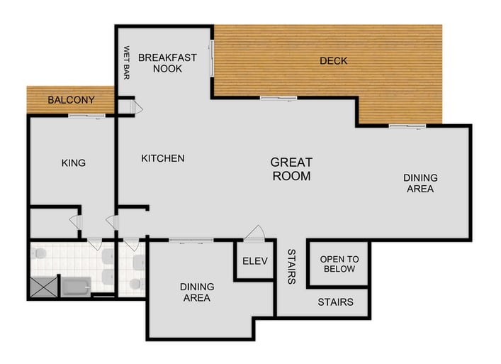 Map of Second Floor