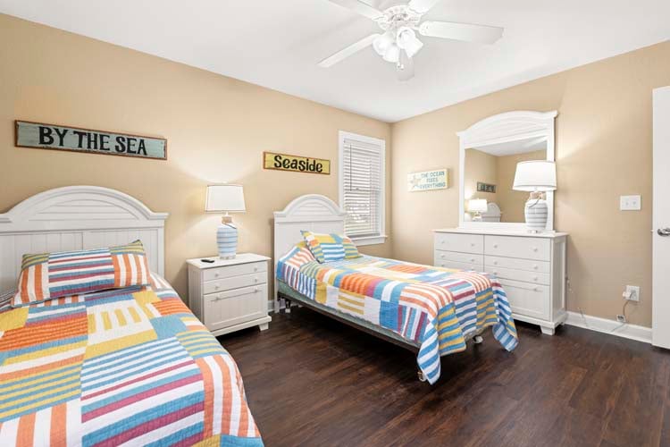 1st Floor Twins with Private Bath