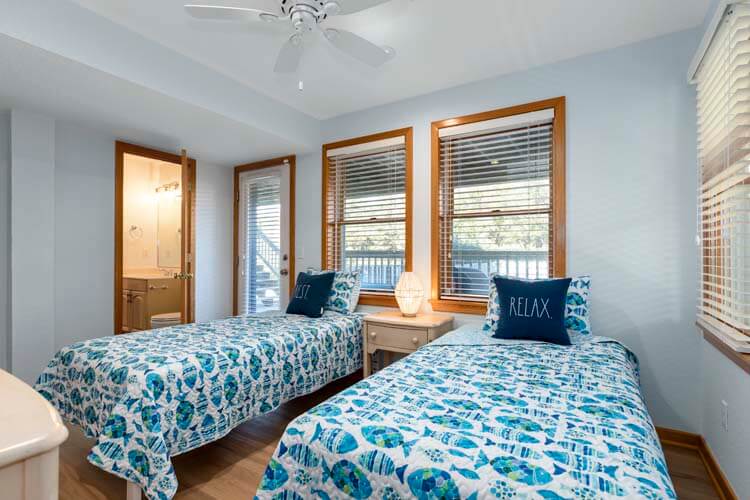 Ground Floor Twins with Shared Bath