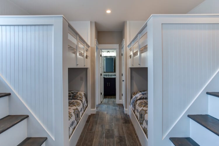 1st Floor Double Bunks with Private Baths (8)