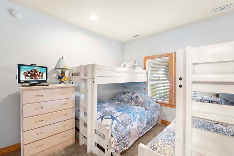 Ground Floor Pyramid Bunks with Private Bath