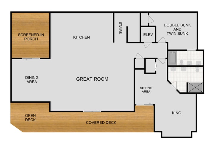 Map of Second Floor