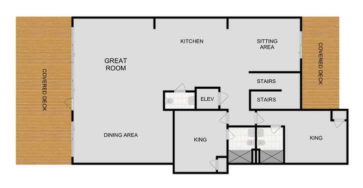 Map of Second Floor