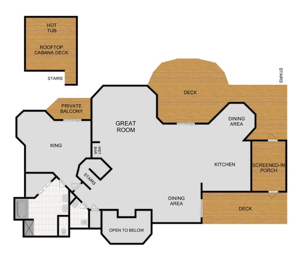 Map of Second Floor