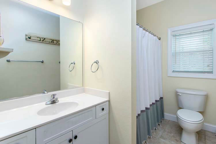 1st Floor Queen with Shared Bath and Deck Access