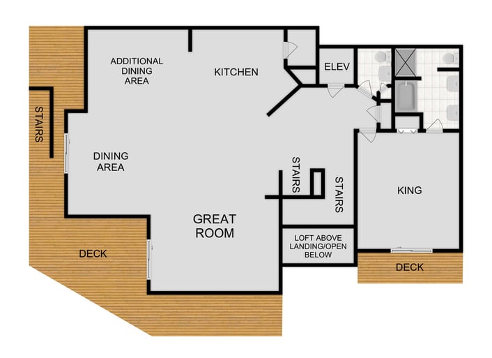 Map of Second Floor