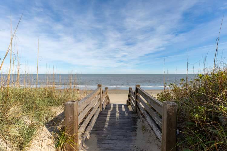 Private Walkway to Beach