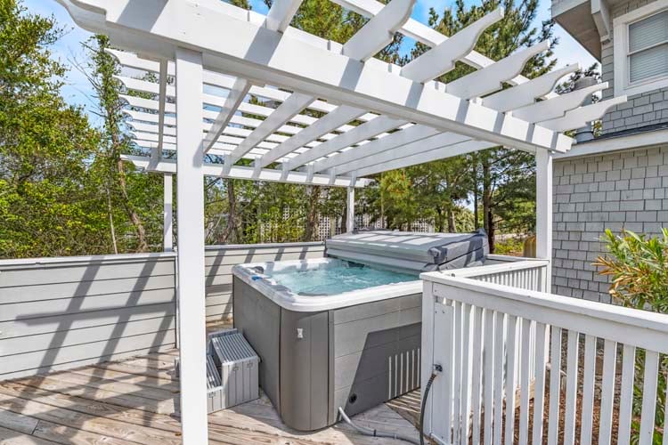 Poolside Hot Tub