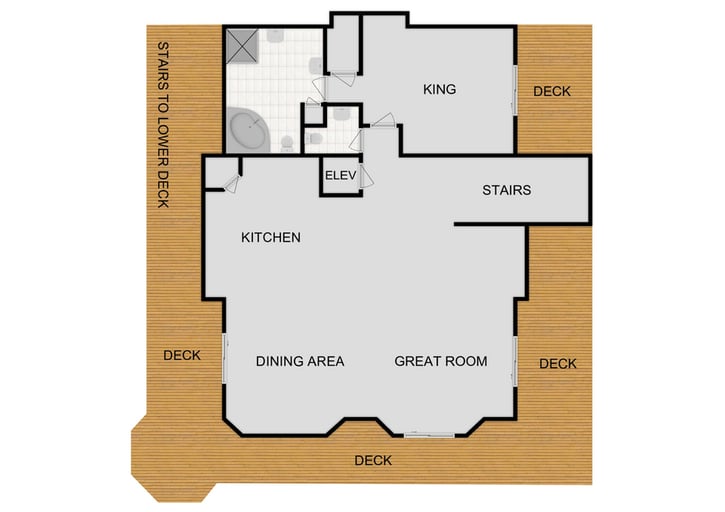 Map of Second Floor