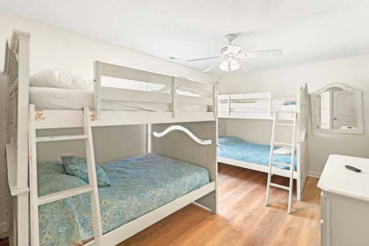 2nd Floor Double Bunks with Private Bath