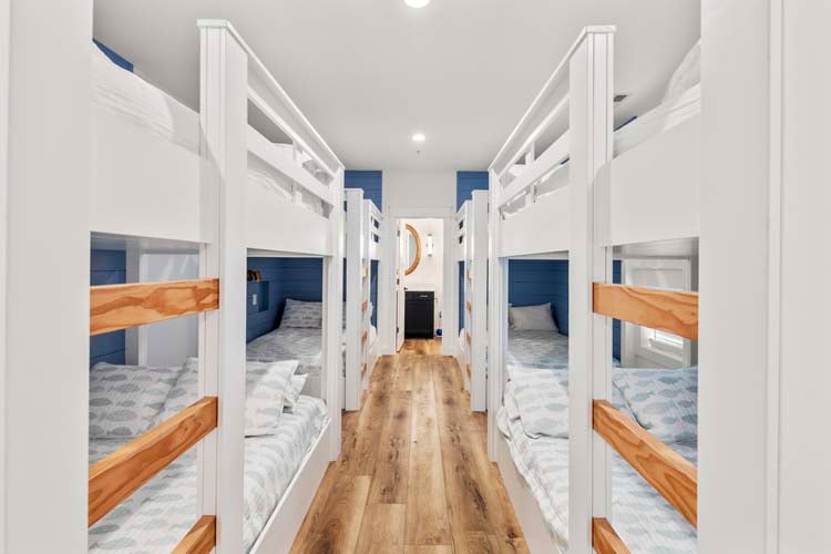 1st Floor Double Bunks with Private Bath