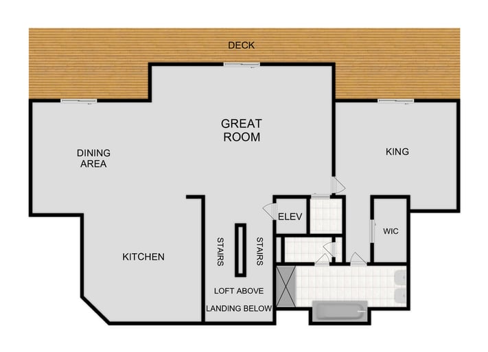 Map of Second Floor