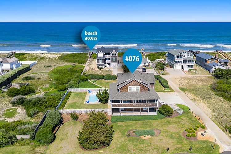 Private Walkway to Beach