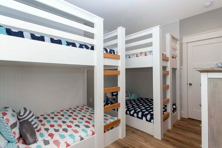 1st Floor Double Bunks with Private Bath