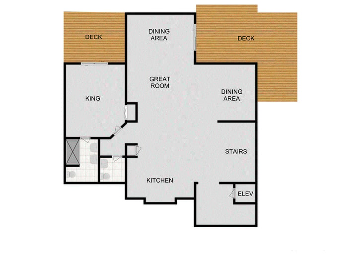 Map of Second Floor