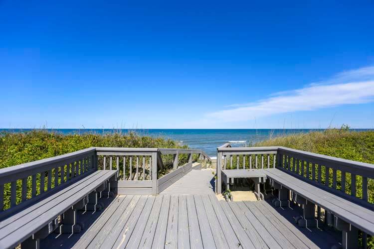 Dunetop Deck and Stairs to Beach