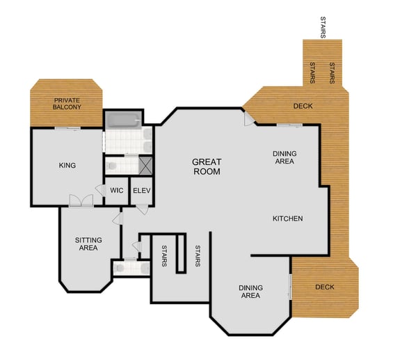 Map of Second Floor