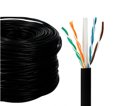 Cat6 Bulk Cable – CCA Black