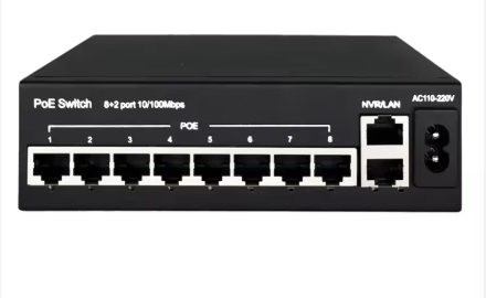 8+2 Port PoE Gigabit Switch