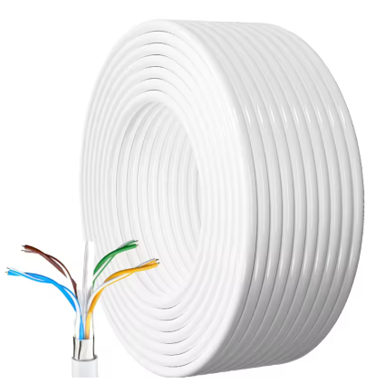 Cat6 Shielded Bulk Cable – CCA - White